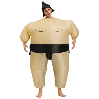 Purim Sumo, Gonflabil Costume de Halloween Cosplay Costum pentru Petrecere Adult Disfraces Joc de Rol Costum