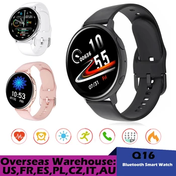 1.32 inch Bluetooth Q16 Smart Watch Sport Fitness Brățară Inima Apel Rata de Monitorizare a Presiunii arteriale Inel Pentru Ios Android