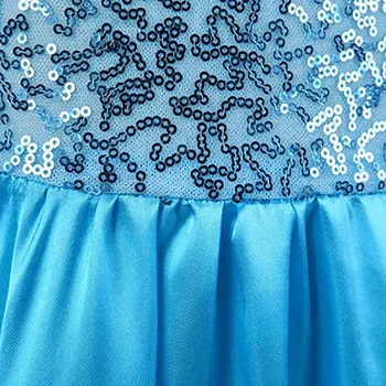 Fetița Rochie De Printesa Pentru Copii Cu Paiete Fantezie Elsa Costume De Carnaval Pentru Copii Congelate Ascunde Fata Ziua De Nastere Partid Costum De Haine