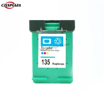 CISSPLAZA 1pk compatibil Pentru HP135 culoarea cartușului de cerneală pentru C8766HE DJ 6840/5740/Photosmart 2710/2610 Deskjet 460se,5943,5940