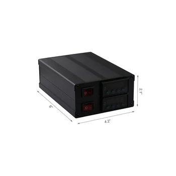 Electric Enail Dublu PID de Temperatura Cutie de Control Digital LCD Contoller cu Două Tijă de Încălzire pentru Colofoniu Mașină de Presă Kituri de Căldură