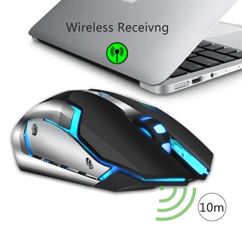 2.4 GHz Wireless Mouse de Gaming 2400dpi Reîncărcabilă 7 Culori de Fundal Design Ergonomic Gaming mouse Mouse-ul Pentru PC si Laptop