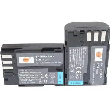 DSTE 2 BUC D-LI90 d-li90 Baterie pentru Pentax K-7, K-7D K-5, K-52 645D K5IIS K5II K01 K3 Camera