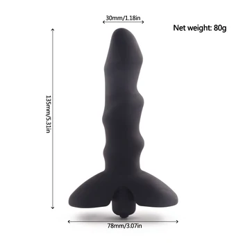 10 Viteza de Vibrații Puternice de sex Masculin Anal Vibrator toy Corp Masaj Silicon Vibrator Multispeed butt Plug Adult Jucărie pentru Bărbați
