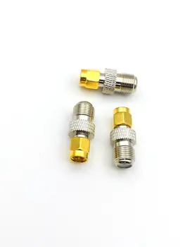 100buc F femela jack să-SMA male plug RF coaxial adaptor