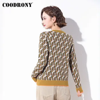 COODRONY Brand 2020 Toamna Iarna Moale Lână Pulovere Femei de Moda Streetwear Casual Slim Pulover Pulovere Femei W1096