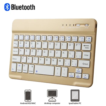 CHYI Mini Tastatura Bluetooth Portabila Reincarcabila Ultra Subțire Tastatură Taste 78 Slim Birou Calculator Tastatura Pentru IPad Tableta Telefon