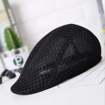 En-gros de Vara Noi Bărbați Femei Casual Bereta Pălărie Ivy Capac Plat Taximetrist, vânzător de ziare Stil Gatsby Pălărie Respirabil Boina Plasă de Capace