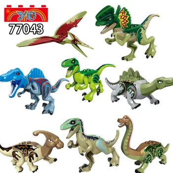 De Vânzare Set Blocuri 77086 Lume Dinozaur Tyrannosaurus Rex Modelul Transparent Cărămizi Educație Jucarii Pentru Copii Cadouri