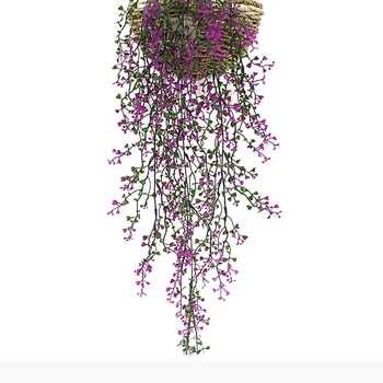 10BUC Artificiale de Flori Agățat de Plante Fals Viță-de-vie cu Salcie de Rattan Flori Artificiale Agățat de Plante Pentru Gradina Casa de Decorare Perete
