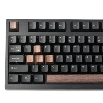 Lemn de nuc Keycap R1 - R4 OEM Înălțime Mică Singură Personalitate keycap Nici o Sculptură tastă pentru Cherry MX tastatură Mecanică