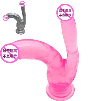 Două Dildo-uri Dublu Vibrator Super Mare Dildo cu ventuza Realist Penis artificial Lesbiene Sex Gros Penisul Jucarii Sexuale pentru Femei Masturbare