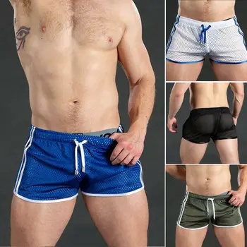 Moda pentru bărbați pantaloni Scurți Sport Sală de Fitness, Mesh Track pantaloni Scurți Pantaloni Casual Hoilday de Sport pe Plaja de Funcționare a Juca Jocul Plasă Rrousers pantaloni Scurți
