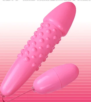 Vibratoare jucarii sexuale pentru femei Dublu Dildo Vibratoare, bile Vaginale Remote Control Mini Bullet Vibrador G-spot Stimulator wibrator