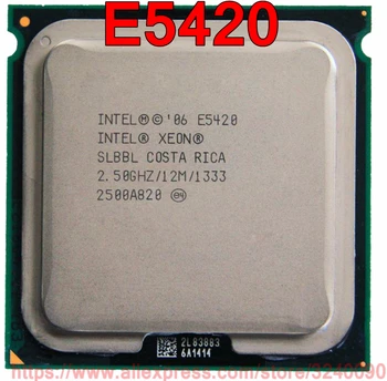 Original PROCESOR Intel Xeon E5420 Procesor 2,50 GHz/12M/1333MHz Quad-Core Socket 771 transport gratuit rapidă navă