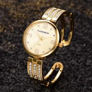 2020 a Crescut de Ceas de Aur Femei Ceas cu Diamante Top Brand de Lux pentru Femei Waches Cuarț Ceas din Oțel Inoxidabil Ceas de mână Zegarek Damski