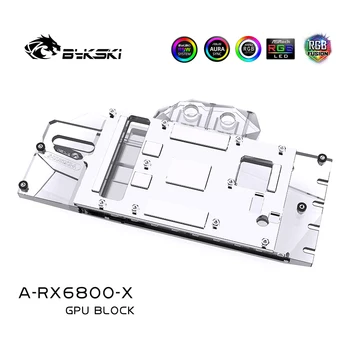 Bykski Apă Bloc folosi pentru AMD RX6800 Ediții de Referință GPU Card / Plin de Acoperire de Cupru Radiator Bloc /O-RGB / RGB