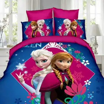 Elsa Frozen Anna Printesa de Imprimare 3D Carpetă Acopere Seturi Twin Singur pentru Fete Decor Dormitor husă de Pilotă și față de Pernă Cadou de ANUL NOU