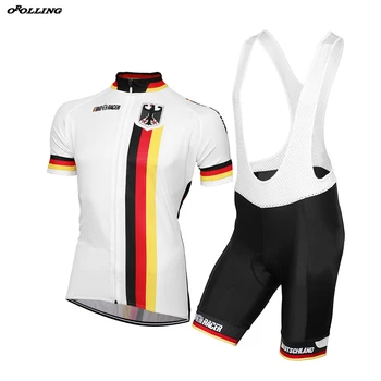 Noi CLASICĂ Germania Echipa Pro Cycling Set Personalizat Drum de Munte Cursa OROLLING