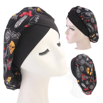 Moda Tipărite Turban Pălărie de Mătase amestec femei wrap eșarfă cap interioară hijabs pentru capac Musulman frizură Capota hijab underscarf capace