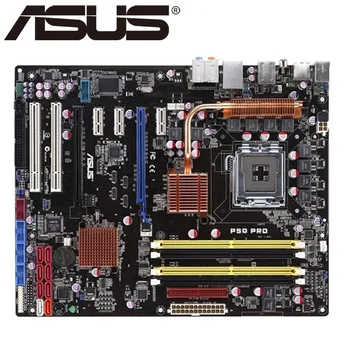 Asus P5Q Pro Desktop Placa de baza P45 Socket LGA 775 Core 2 Duo Quad DDR2 16G ATX UEFI BIOS-ul Original Folosit Placa de baza La Vanzare