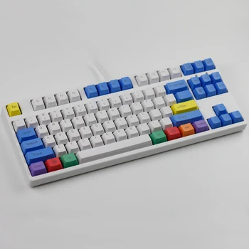 1 set 87 104 108 chei PBT creta tasta caps mecanice keyboard keycap pentru switch-uri MX partea de sus/partea/nr tipărite OEM profil