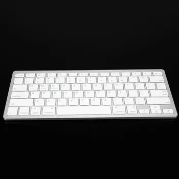 Argint Ultra-slim 78 Taste Tastatură Wireless Potrivit Pentru Aer Pentru Ipad Mini Pentru Calculator Mac, PC, Macbook IBook