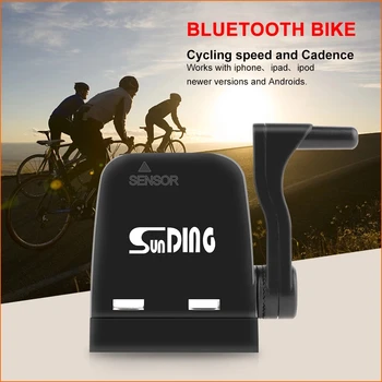 Sunding SD-515 Biciclete Vitezometru Bicicleta Computer Wireless Bicicleta Combo Senzor Bluetooth 4.0 Ciclism MTB cu APLICAȚIA Pentru Telefonul Inteligent