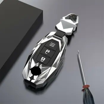 Aliaj de Zinc Silicon Auto Smart Key Fob Caz Acoperire Pentru Infiniti FX35 QX50 Pentru Nissan Qashqai J11 Pulsar Juke Tiida Notă breloc
