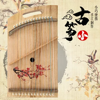Guzheng deget-de formare 21-string sex cu degetul antrenor 14-string mici Guzheng incepator introdus portabil 13-string