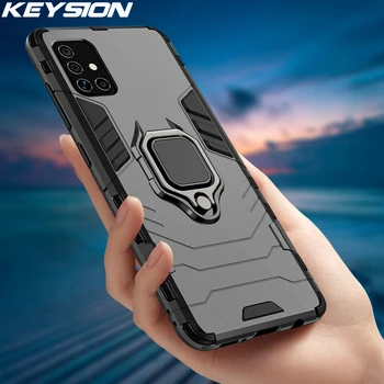 KEYSION Caz rezistent la Socuri Pentru Samsung Galaxy A51 A71 5G A70E A70S A50S M11 A01 Telefon Acoperă pentru Samsung A11 A31 A41 M31 A21S