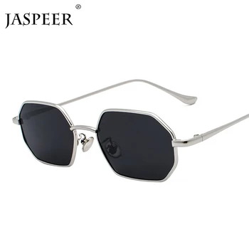 JASPEER Moda Vintage Dreptunghi ochelari de Soare Femei Bărbați Cadru Metalic 2020 Ochelari de Soare Pentru Barbati Unisex Roz Clar Lentile de Ochelari