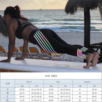 Noi Femeile Pantaloni De Yoga De Fitness Sport, Jambiere De Funcționare Sport Stretch Talie Mare Respirabil Stralucitoare Pantaloni