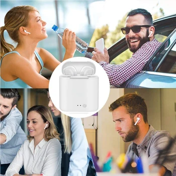 I7s TWS Cască Bluetooth Stereo Căști fără Fir Bluetooth Căști În ureche Căști Pentru Telefon Inteligent Hot de Vânzare