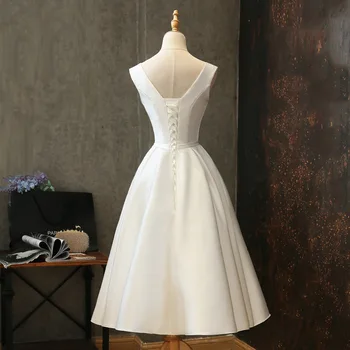 Bandaj Alb Rochie de Vara Femei 2020 Elegante rochii de domnișoară de Onoare Formale Rochie de Petrecere Casual Plus Size Slim Solid Rochii Lungi 4XL
