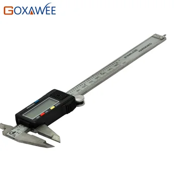 GOXAWEE Electronice Digitale Gauge Șubler Micrometru 0-150mm Șubler cu Vernier Micrometru din Oțel Inoxidabil, Instrumente de Măsurare
