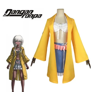 2020 NOU Danganronpa V3:Uciderea Armonie Angie Yonaga Cosplay Costum Uniforma Anime Costum Galben costume de halloween pentru femei