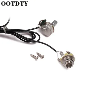 OOTDTY Soundhole Precablat Active Pickup 4 String Pentru Cutie de Trabucuri Părți de Chitara, Accesorii Chitara pickup