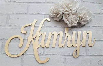 Personalizate script numele placa de perete din Lemn numele nunta photo props nunta rustic cadouri personalizate