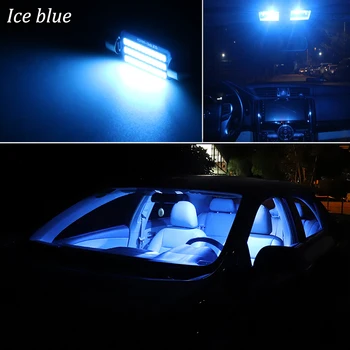 8Pcs Alb Canbus fara Eroare LED Lămpii de Interior Kit Pentru 2012-2019 Fiat 500 LED-uri de Interior Hartă Dom Portbagaj oglindă Lumina