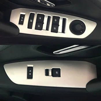 Pentru Chevrolet TRAX 2016 masina ABS crom cotiera Balustrada interioara usa Geam comutator capac panou ornamental cadru 4buc