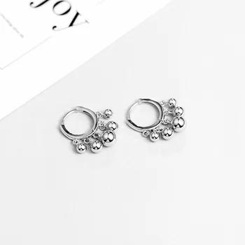 925 cercei argint pur cu ciucure feminin temperament cercei moda coreeană mică picătură cercei pentru petrecerea de nunta