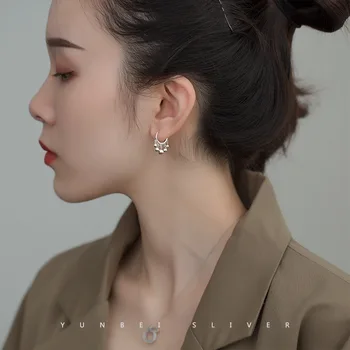 925 cercei argint pur cu ciucure feminin temperament cercei moda coreeană mică picătură cercei pentru petrecerea de nunta