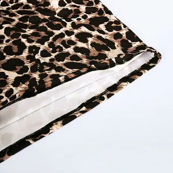 Femei Leopard Imprimate Fusta Talie Inalta Sexy Creion Bodycon Hip Fusta Mini rece dulce fusta юбка с высокой талией