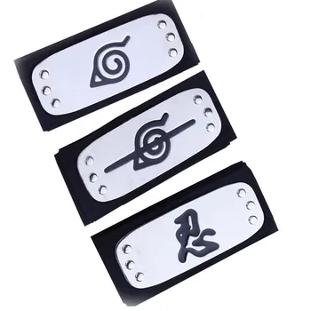 RJ Naruto Akatsuki Uchiha Itachi Logo-ul Bentita Kakashi, Sasuke, Cosplay Prop Accesorii articole pentru acoperirea capului Banderola Decor de Halloween