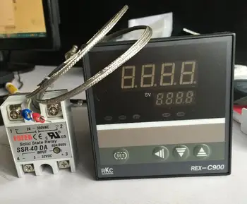 REX-C900 multi-intrare controler de Temperatura PID REX-C900FK02-V*O+ max.40A SSR + 1M sonda termocuplu K