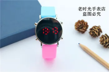 Promovarea brand de lux femei de om de Sport ceas Digital de moda cadou ceasuri pentru elev rochie Relogio doi copii ceas cu led