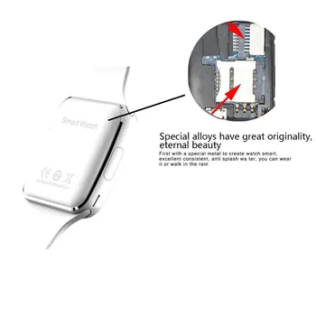 Reloj X6 Ceas Inteligent 2020 Pentru Bărbați Suport SIM Card TF Camera Ceas Femei Bluetooth rezistent la apa Smartwatches Android IOS amazfit