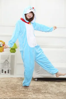 Kigurumi Jingle Pisica Doraemon Body-Uri, Pijamale Animal Costum De Halloween Pijamale Desene Animate Pijamale Pijama Femei Plus Dimensiune