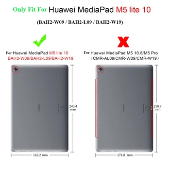 360 de Rotație Caz Pentru Huawei Mediapad M5 Lite 10 BAH2-W19/L09/W09 10.1 Comprimat Capacul suportului Pentru Huawei M5 lite 10 Caz + Film Pen